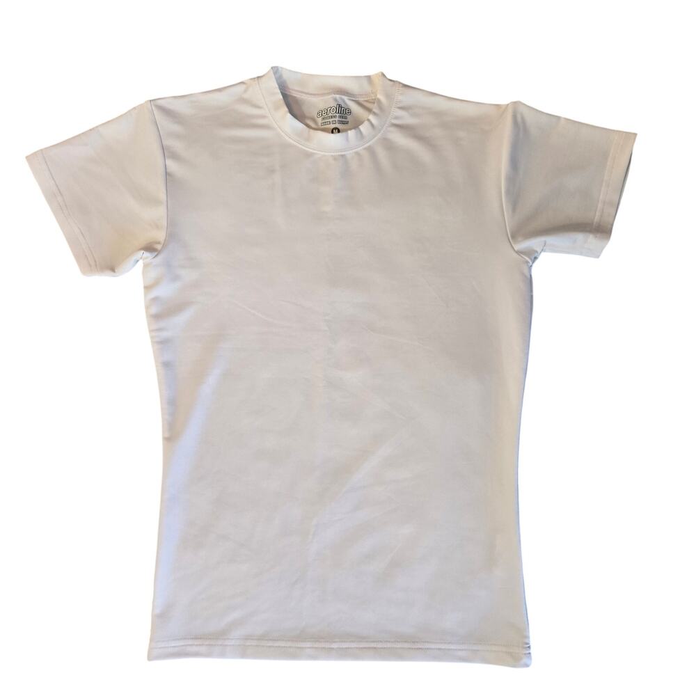 Aeroline Fitness Gear Short Sleeve Athletic Fitted Shirt Men's Medium